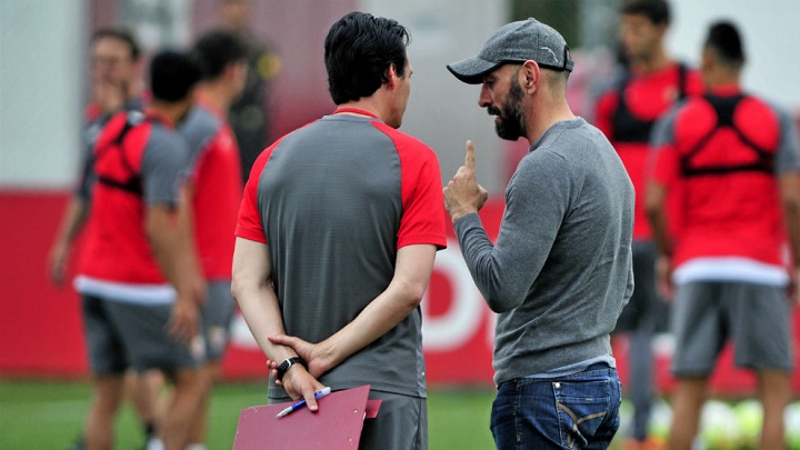 Emery y Monchi 2