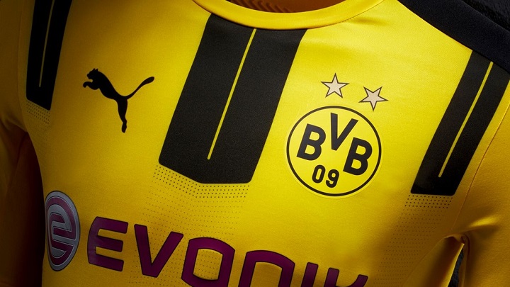camiseta borussia dortmund negra 110 años