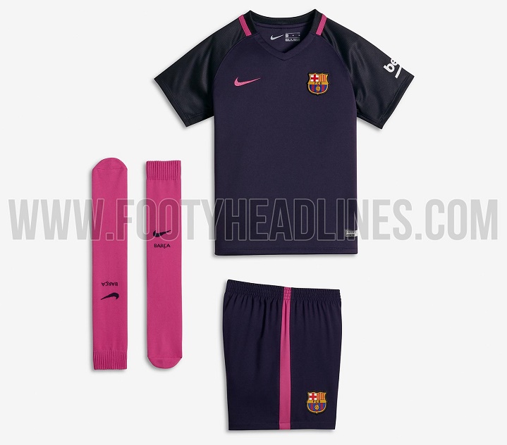 segunda equipacion barcelona 2016-2017