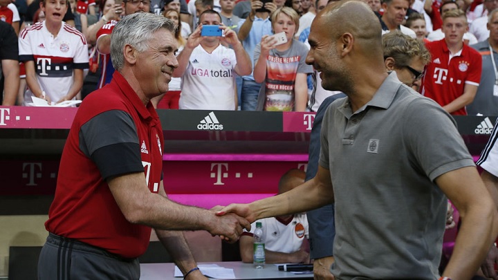 Ancelotti y Guardiola