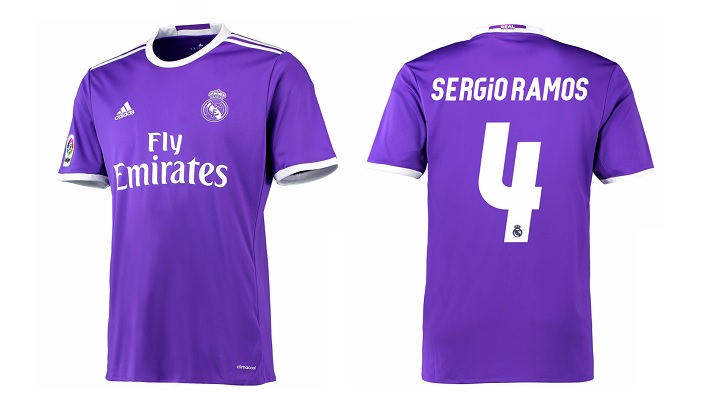 camiseta Real Madrid 2016-2017 Sergio Ramos