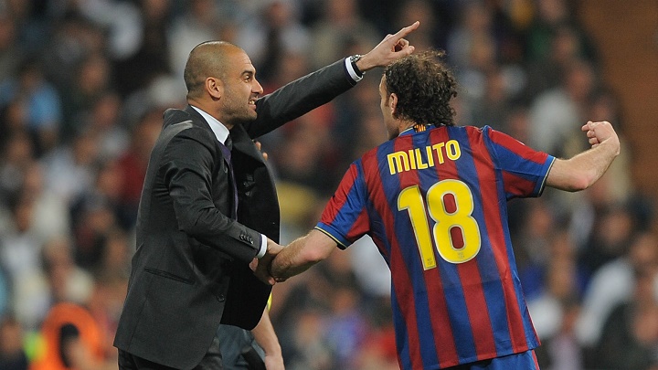 Guardiola y Milito