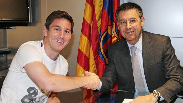 Messi y Baromeu