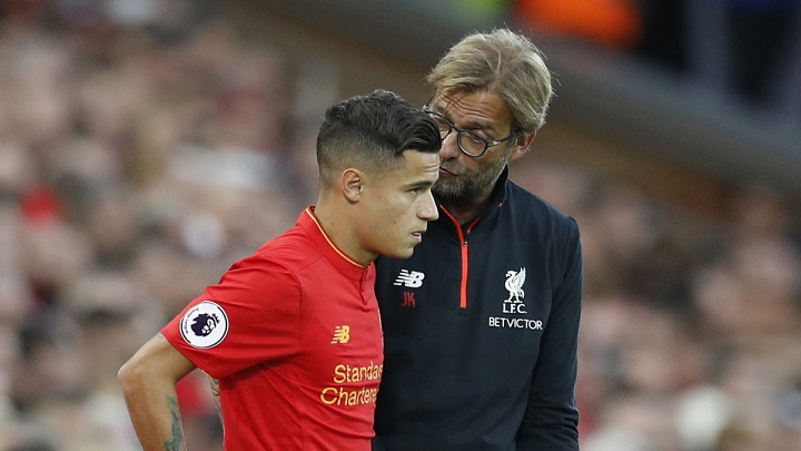 Coutinho y Klopp