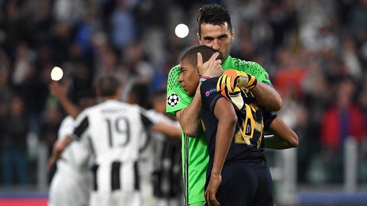 Buffon-y-Mbappe