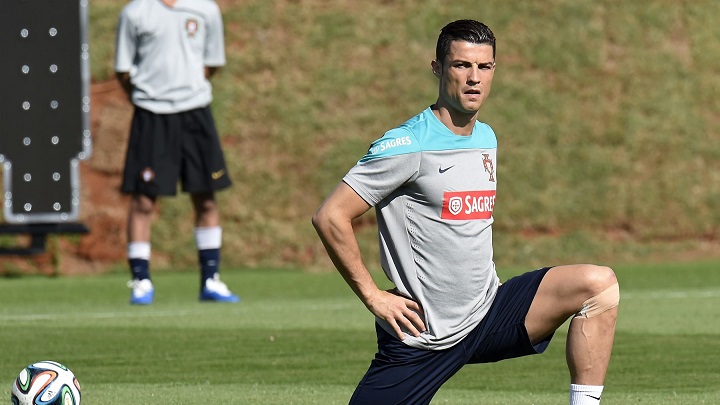 Cristiano-entrenamiento