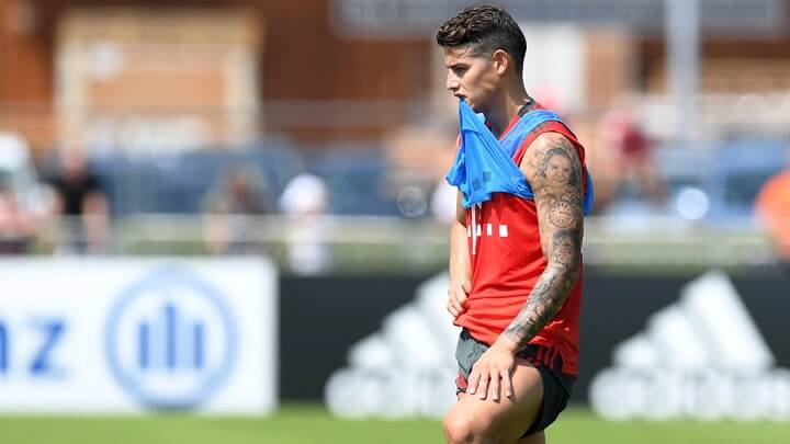 James-en-un-entrenamiento