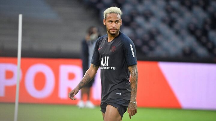 Neymar-entrenando